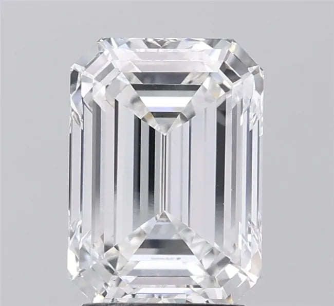 3.06ct Emerald Lab Grown Diamond (Colour F, Clarity VVS2, IGI Certified)
