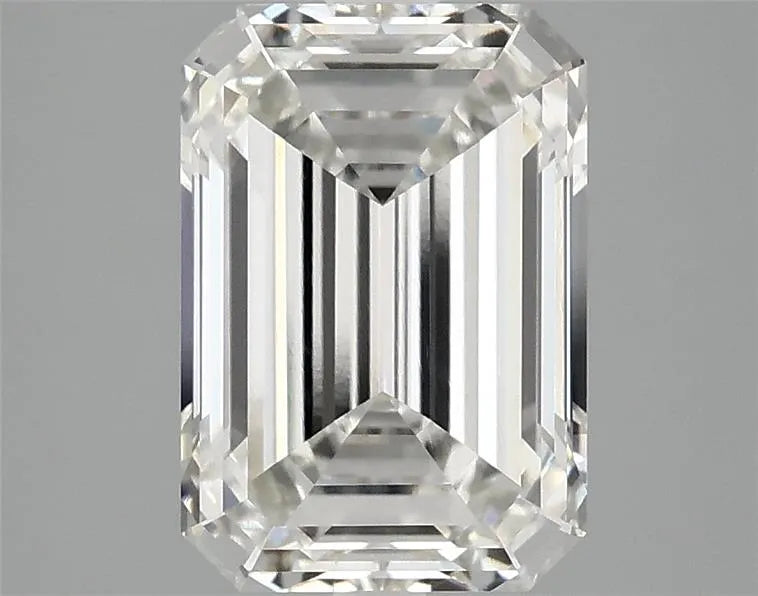 3.06ct Emerald Lab Grown Diamond (Colour G, Clarity VVS2, IGI Certified)