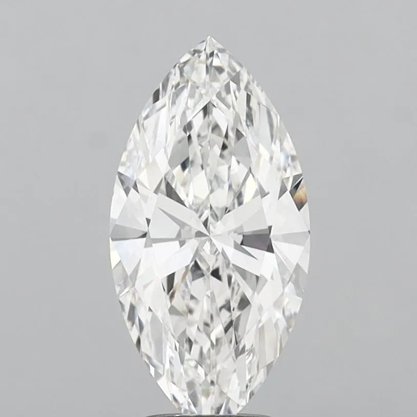 3.06ct Marquise Lab Grown Diamond (Colour E, Clarity VVS2, IGI Certified)