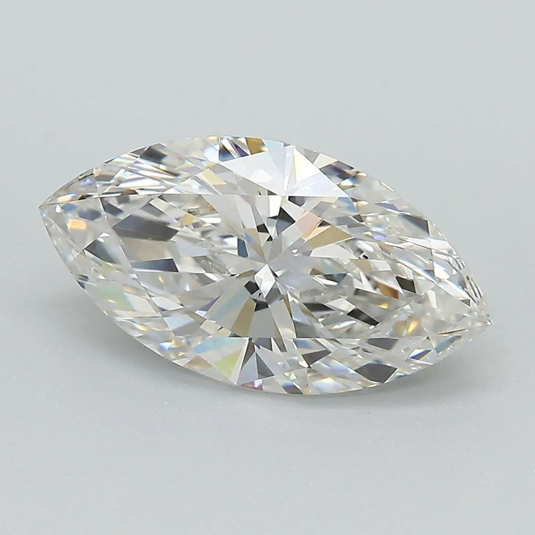 3.06ct Marquise Lab Grown Diamond (Colour G, Clarity VVS2, IGI Certified)