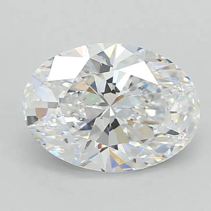 3.06ct Oval Lab Grown Diamond (Colour D, Clarity VVS1, IGI Certified)