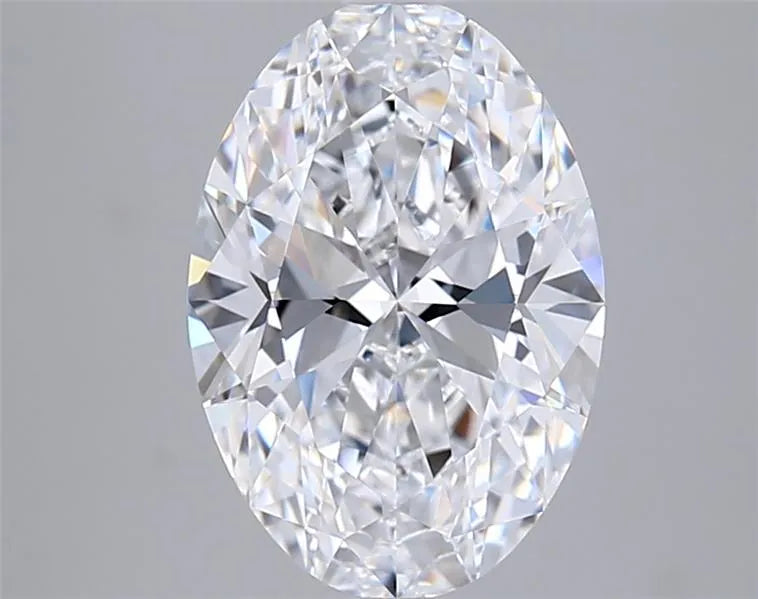 3.06ct Oval Lab Grown Diamond (Colour D, Clarity VVS1, IGI Certified)