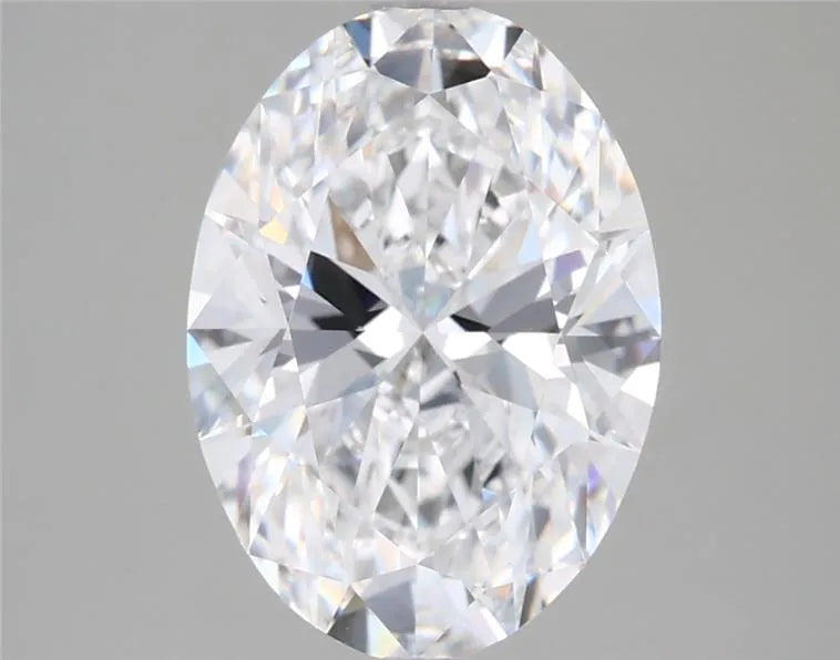 3.06ct Oval Lab Grown Diamond (Colour D, Clarity VVS2, IGI Certified)