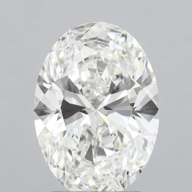 3.06ct Oval Lab Grown Diamond (Colour E, Clarity VVS1, IGI Certified)