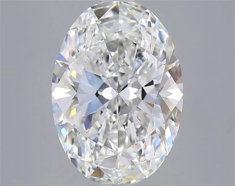 3.06ct Oval Lab Grown Diamond (Colour G, Clarity IF, IGI Certified)