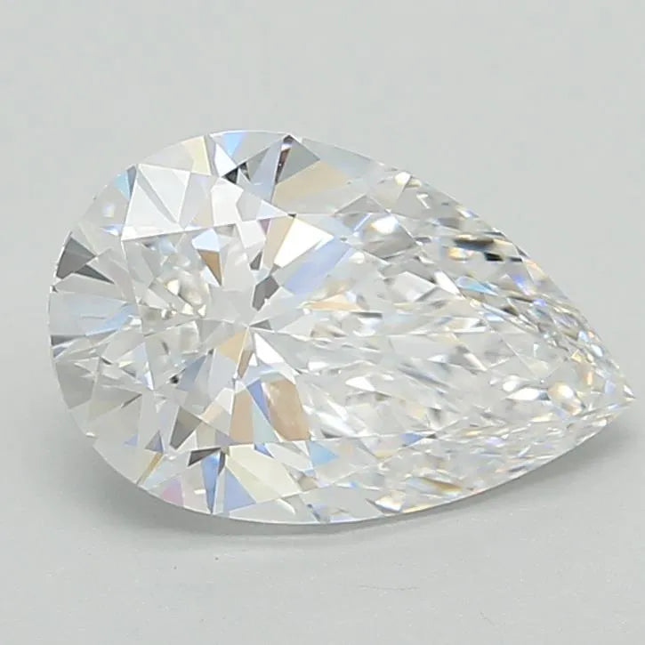 3.06ct Pear Lab Grown Diamond (Colour D, Clarity VVS2, IGI Certified)