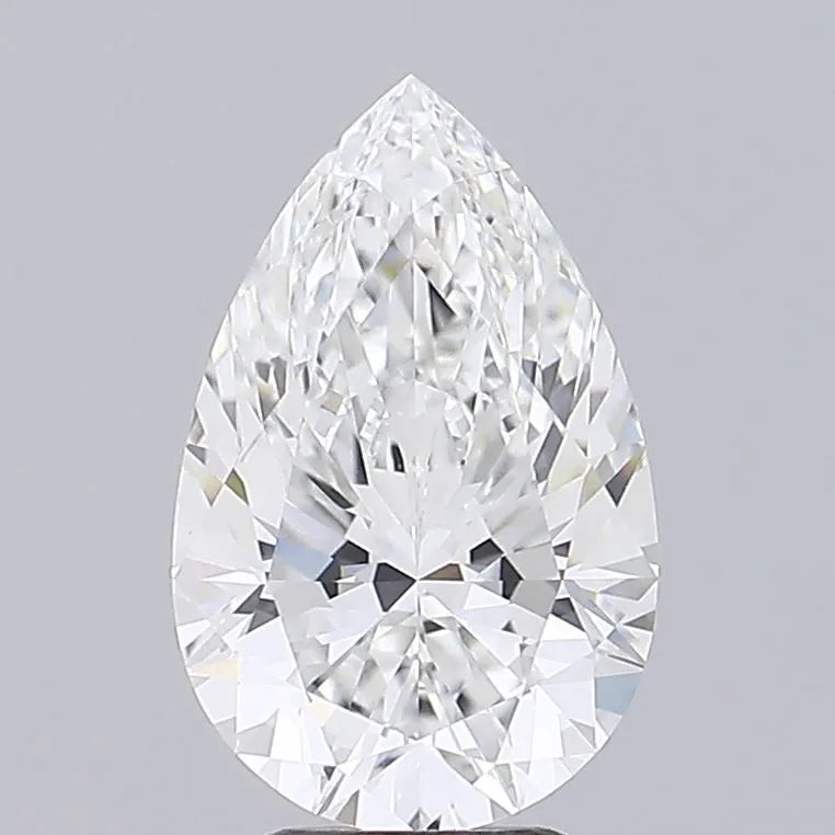 3.06ct Pear Lab Grown Diamond (Colour E, Clarity VVS1, IGI Certified)
