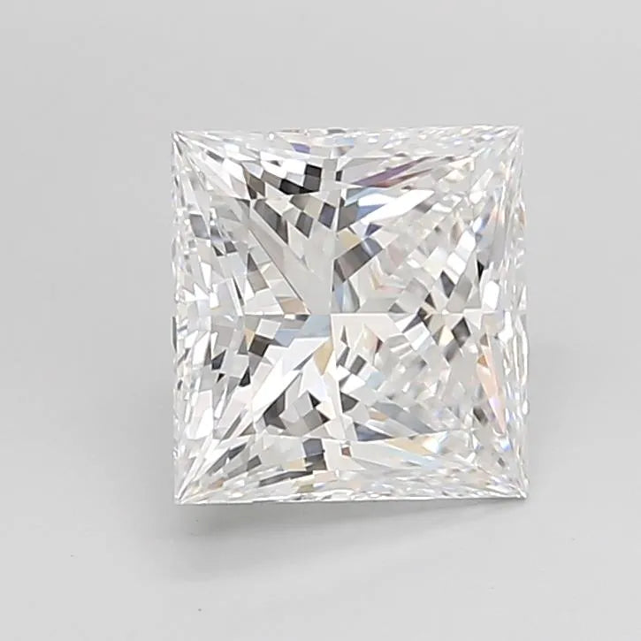 3.06ct Princess Lab Grown Diamond (Colour D, Clarity IF, Cut EX, IGI Certified)