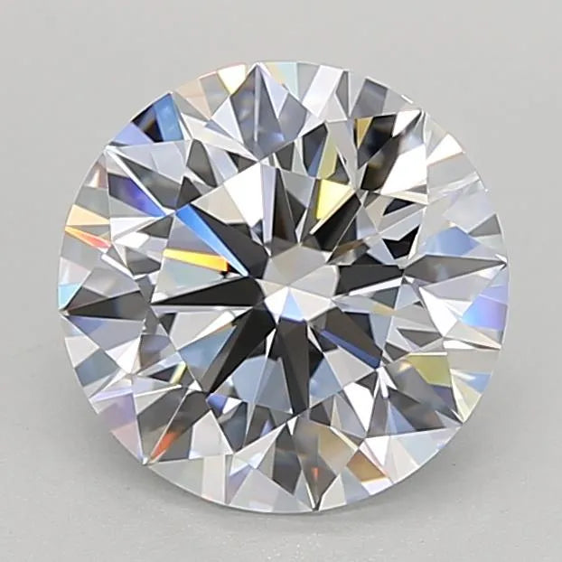 3.06ct Round Lab Grown Diamond (Colour E, Clarity IF, Cut ID, IGI Certified)