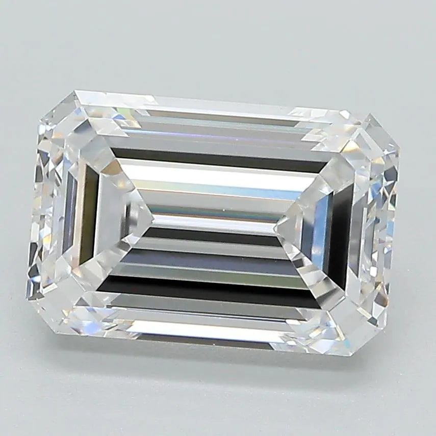 3.07ct Emerald Lab Grown Diamond (Colour D, Clarity VVS2, GIA Certified)