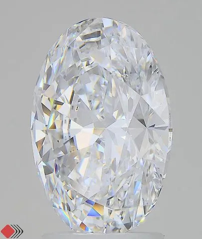 3.07ct Oval Lab Grown Diamond (Colour D, Clarity IF, IGI Certified)