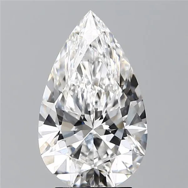 3.07ct Pear Lab Grown Diamond (Colour D, Clarity VVS2, IGI Certified)