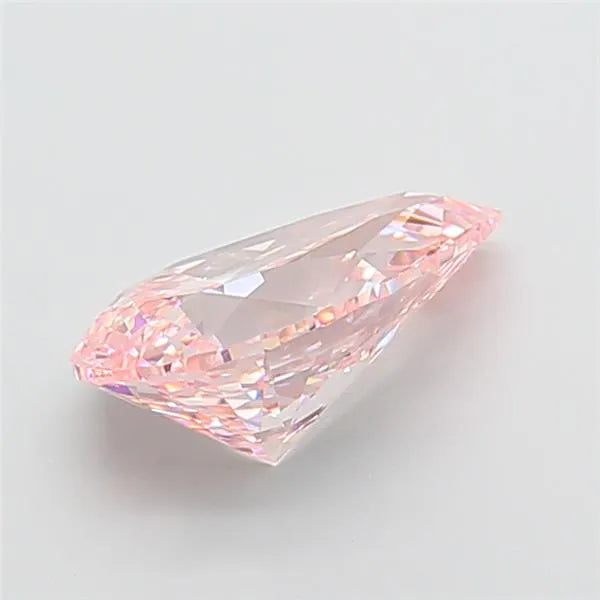3.07ct Pear Lab Grown Diamond (Colour Fancy Vivid Pink, Clarity VVS2, IGI Certified)