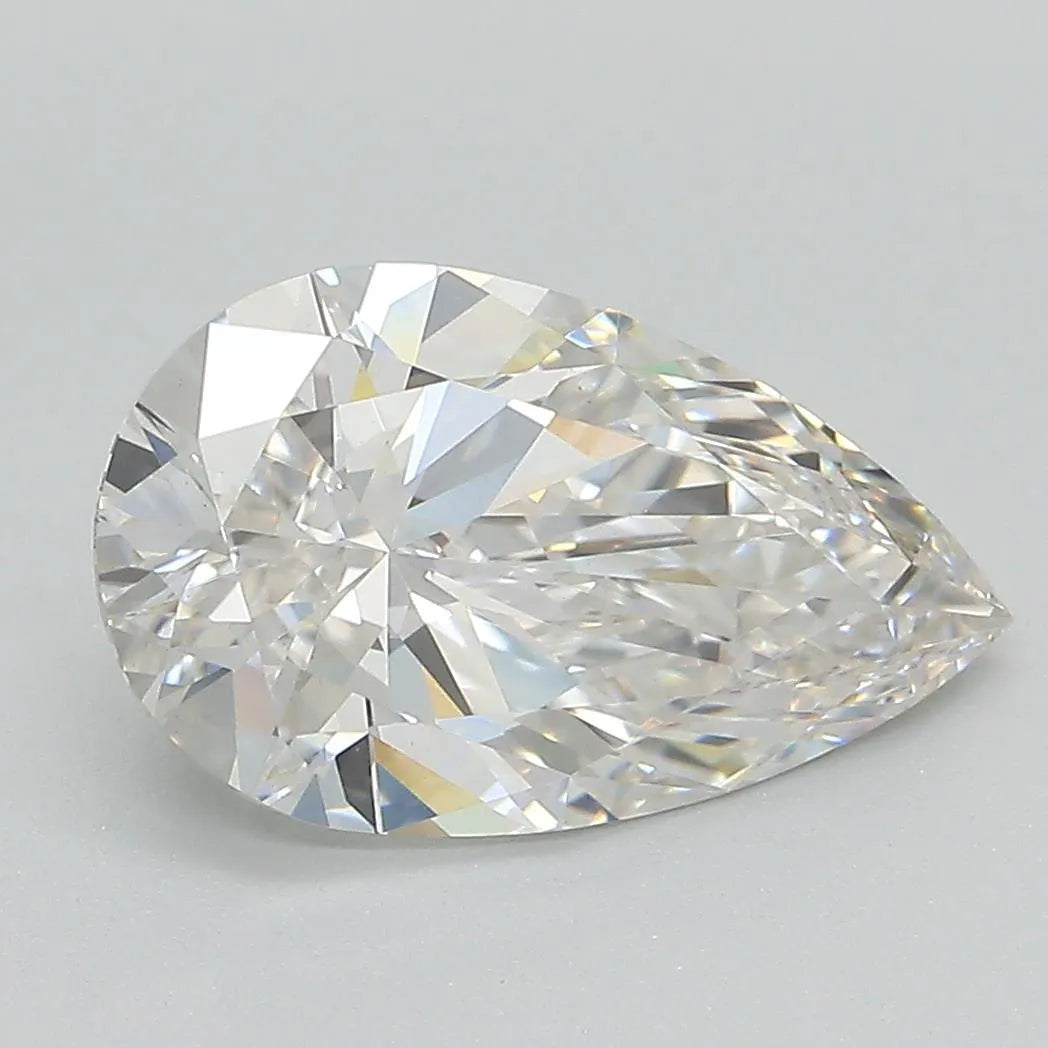 3.07ct Pear Lab Grown Diamond (Colour G, Clarity VS1, IGI Certified)
