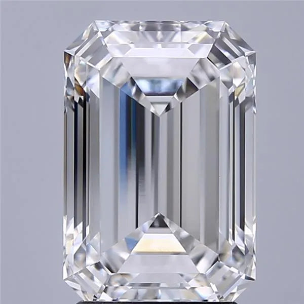 3.08ct Emerald Lab Grown Diamond (Colour D, Clarity VVS1, IGI Certified)