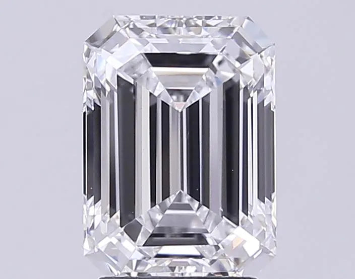 3.08ct Emerald Lab Grown Diamond (Colour D, Clarity VVS2, IGI Certified)