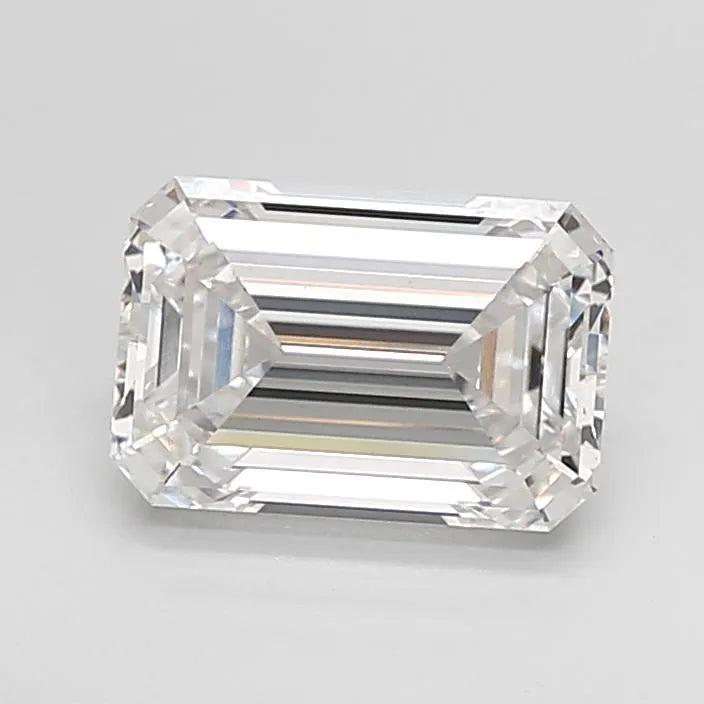 3.08ct Emerald Lab Grown Diamond (Colour F, Clarity VS1, IGI Certified)
