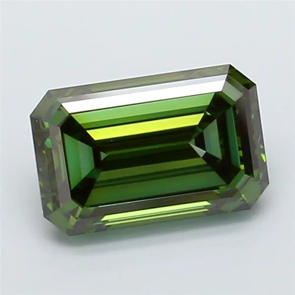 3.08ct Emerald Lab Grown Diamond (Colour Fancy Vivid Green, Clarity VVS2, IGI Certified)