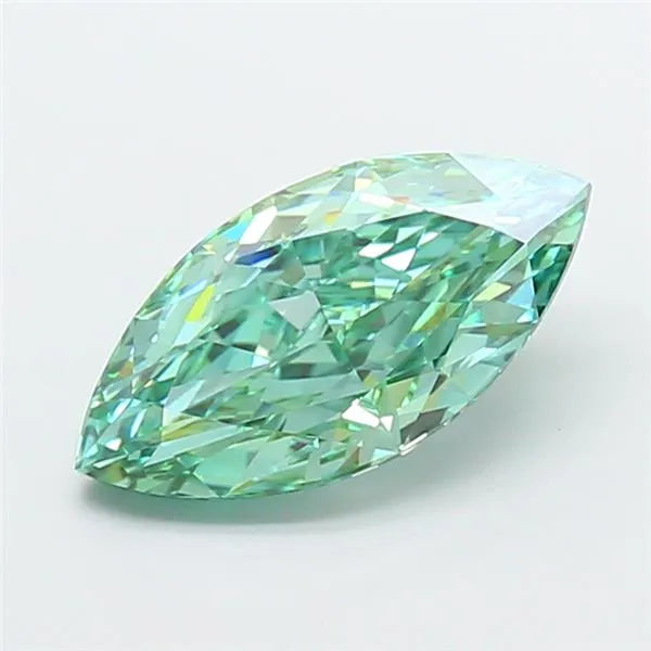3.08ct Marquise Lab Grown Diamond (Colour Fancy Vivid Green, Clarity VVS2, IGI Certified)
