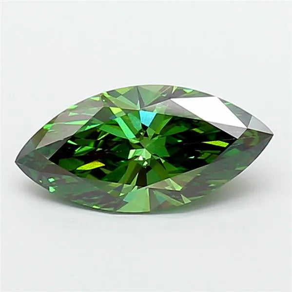 3.08ct Marquise Lab Grown Diamond (Colour Fancy Vivid Green, Clarity VVS2, IGI Certified)
