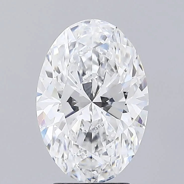 3.08ct Oval Lab Grown Diamond (Colour D, Clarity VVS1, IGI Certified)