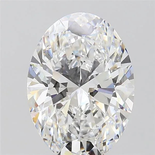 3.08ct Oval Lab Grown Diamond (Colour D, Clarity VVS2, IGI Certified)