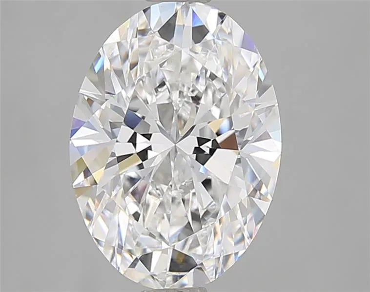3.08ct Oval Lab Grown Diamond (Colour D, Clarity VVS2, IGI Certified)