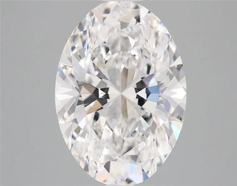 3.08ct Oval Lab Grown Diamond (Colour D, Clarity VVS2, IGI Certified)