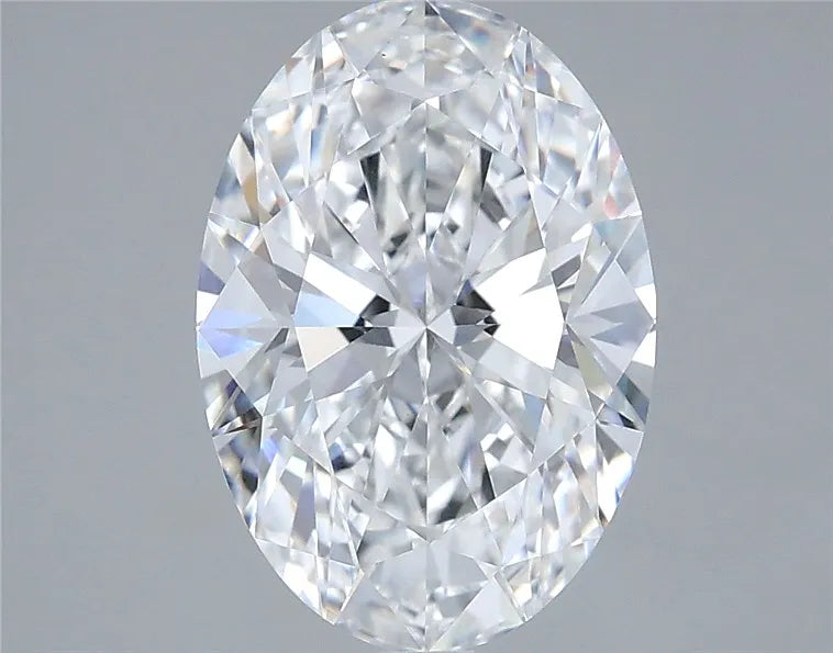 3.08ct Oval Lab Grown Diamond (Colour D, Clarity VVS2, IGI Certified)