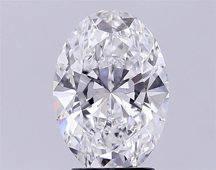3.08ct Oval Lab Grown Diamond (Colour D, Clarity VVS2, IGI Certified)