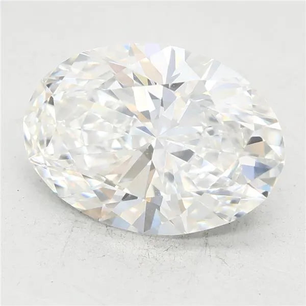 3.08ct Oval Lab Grown Diamond (Colour E, Clarity VVS2, IGI Certified)