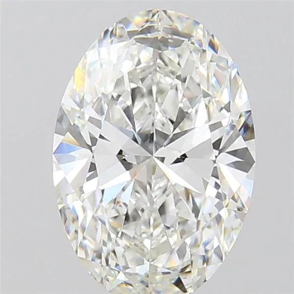 3.08ct Oval Lab Grown Diamond (Colour F, Clarity VVS2, IGI Certified)
