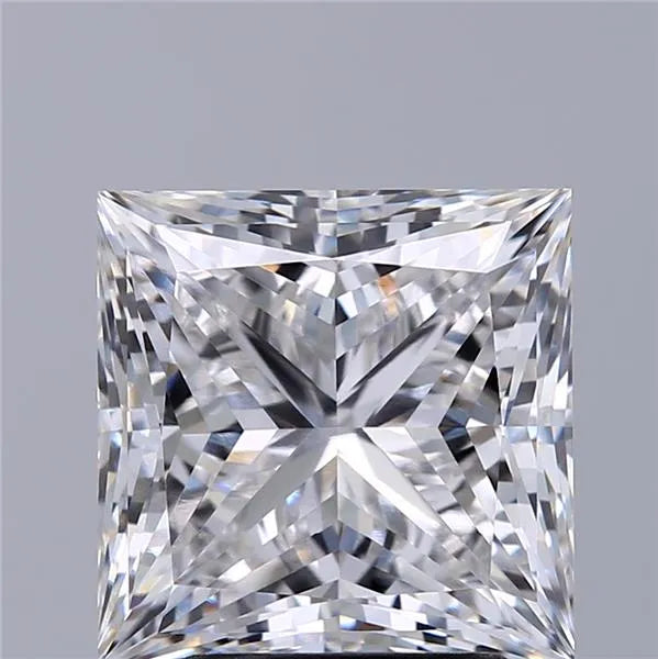 3.08ct Princess Lab Grown Diamond (Colour E, Clarity VVS1, IGI Certified)