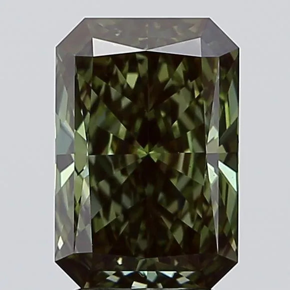 3.08ct Radiant Lab Grown Diamond (Colour Fancy Vivid Green, Clarity VS1, IGI Certified)
