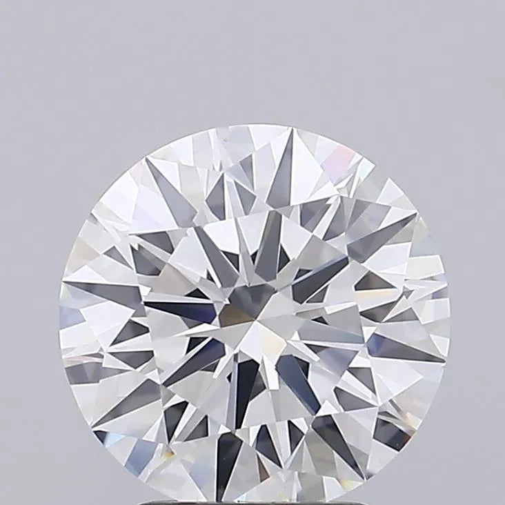 3.08ct Round Lab Grown Diamond (Colour E, Clarity IF, Cut ID, IGI Certified)