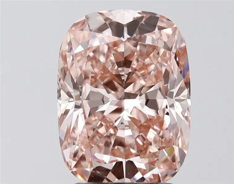 3.09ct Cushion modified Lab Grown Diamond (Colour Fancy Vivid Pink, Clarity VVS2, IGI Certified)