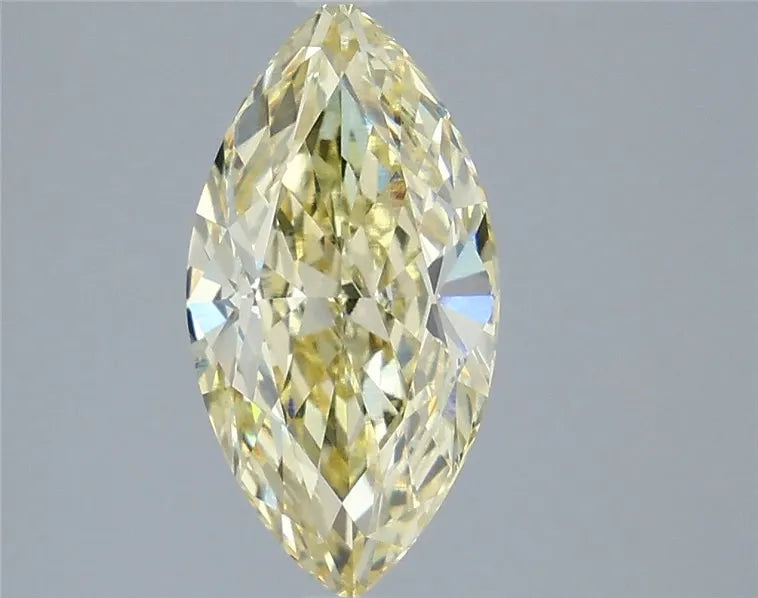 3.09ct Marquise Lab Grown Diamond (Colour Fancy Yellow, Clarity VVS2, IGI Certified)