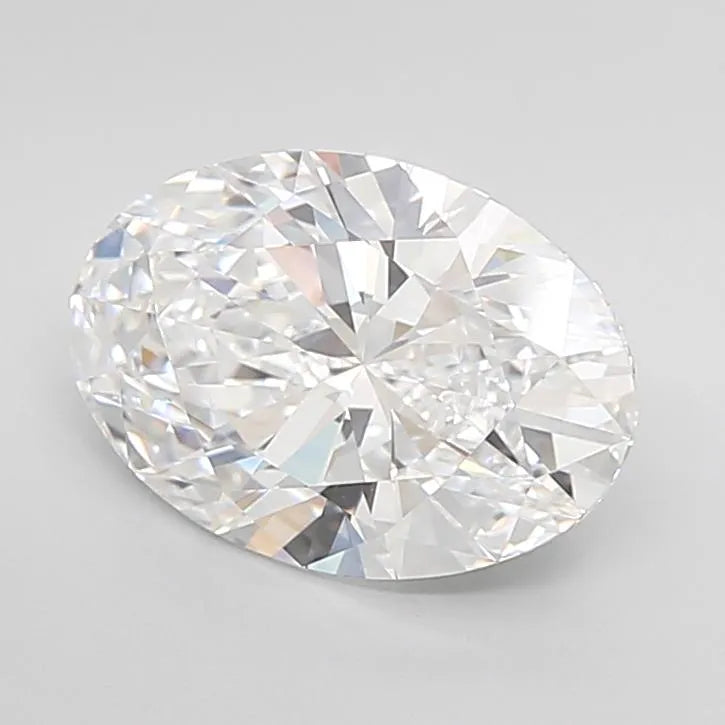 3.09ct Oval Lab Grown Diamond (Colour D, Clarity IF, Cut EX, IGI Certified)