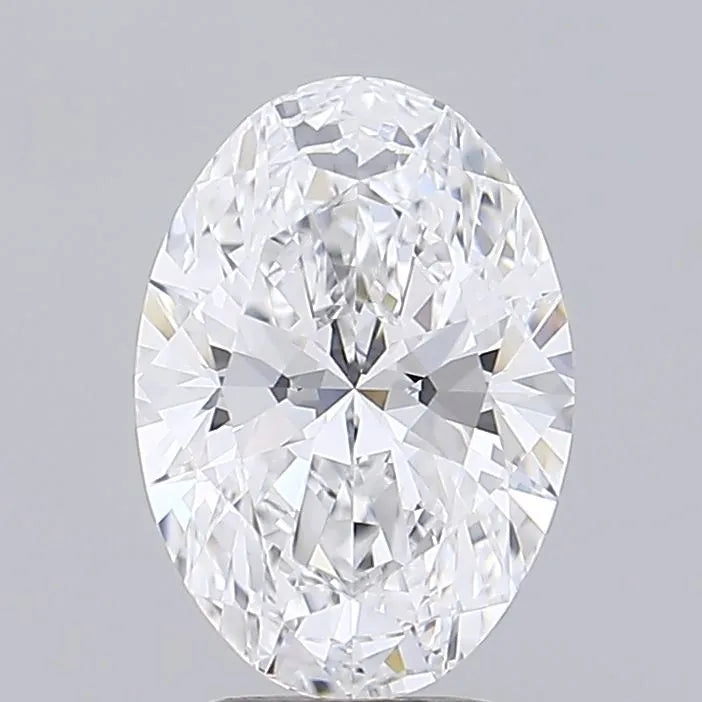3.09ct Oval Lab Grown Diamond (Colour D, Clarity VVS1, IGI Certified)