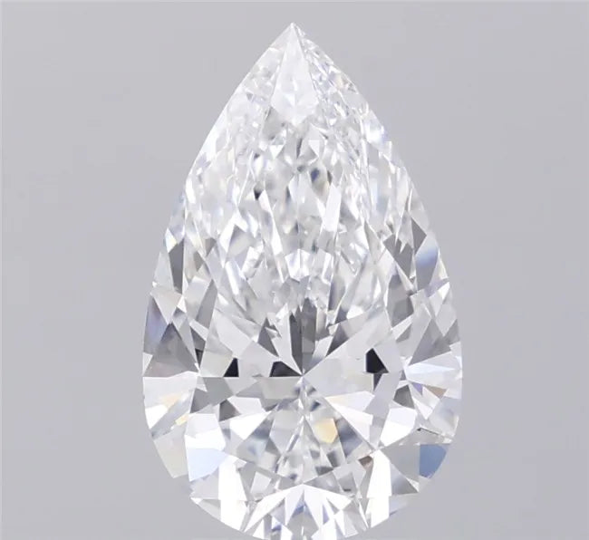 3.09ct Pear Lab Grown Diamond (Colour D, Clarity VVS2, IGI Certified)