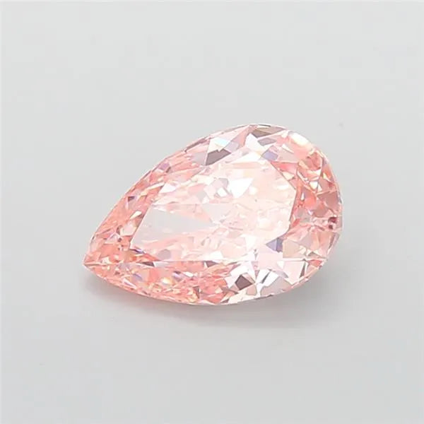 3.09ct Pear Lab Grown Diamond (Colour Fancy Vivid Pink, Clarity VS1, IGI Certified)