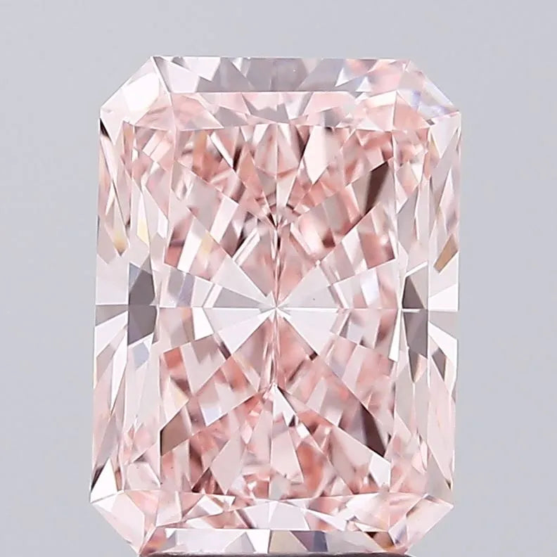 3.09ct Radiant Lab Grown Diamond (Colour Fancy Intense Pink, Clarity VVS2, IGI Certified)