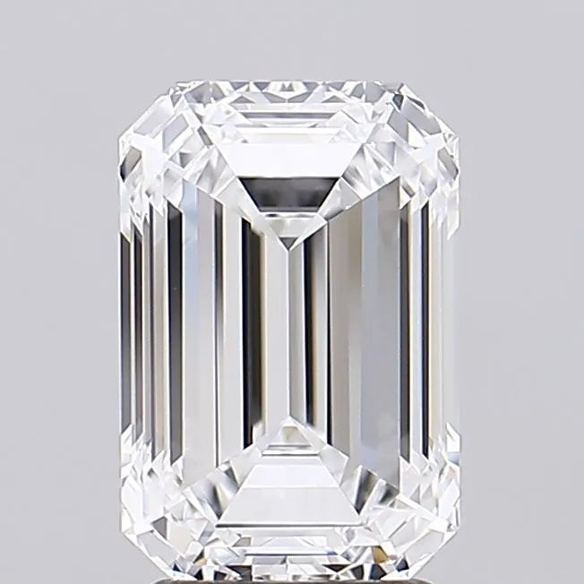 3.10ct Emerald Lab Grown Diamond (Colour D, Clarity FL, Cut EX, IGI Certified)