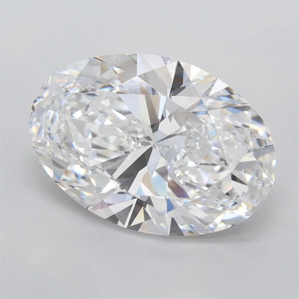 3.10ct Oval Lab Grown Diamond (Colour D, Clarity FL, IGI Certified)