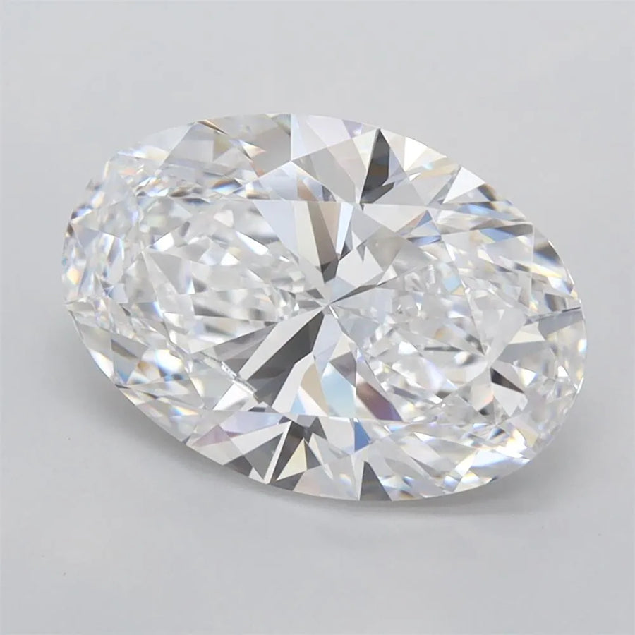 3.10ct Oval Lab Grown Diamond (Colour D, Clarity FL, IGI Certified)