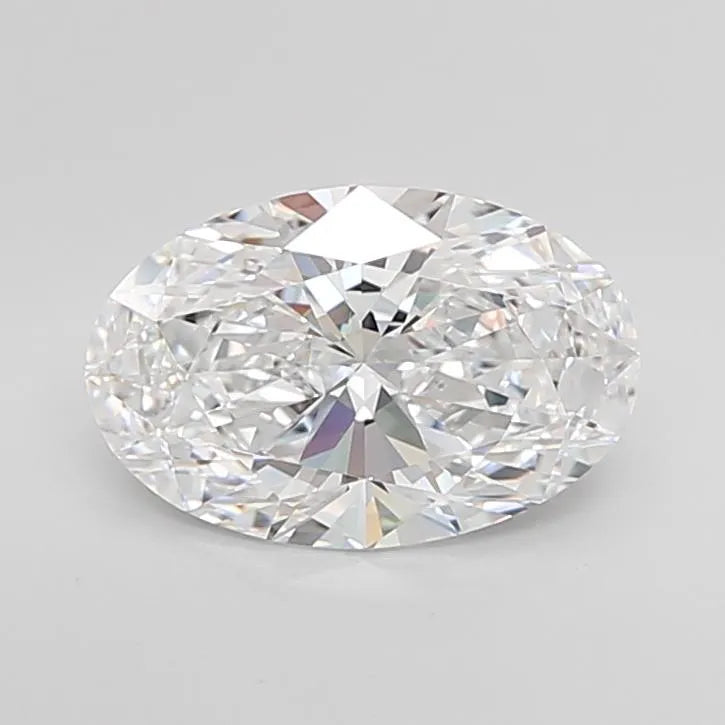3.10ct Oval Lab Grown Diamond (Colour D, Clarity VVS1, IGI Certified)
