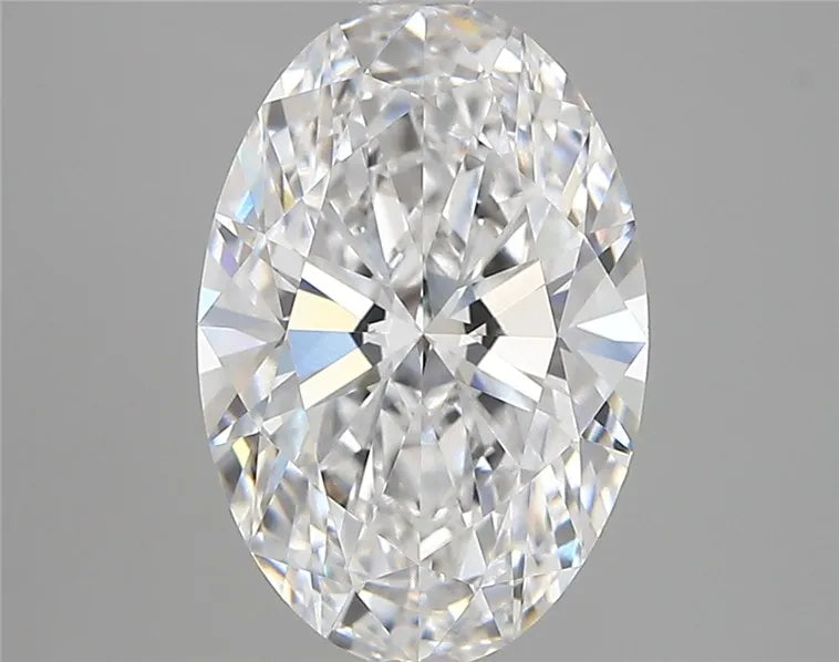 3.10ct Oval Lab Grown Diamond (Colour D, Clarity VVS1, IGI Certified)