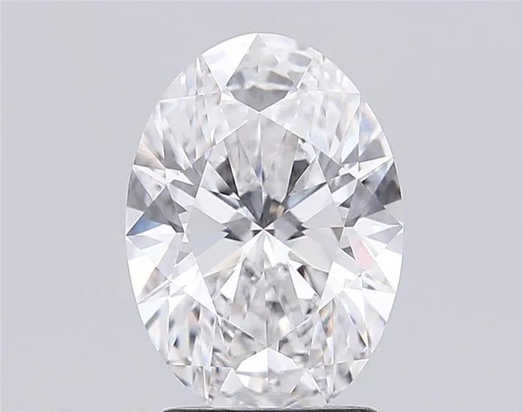 3.10ct Oval Lab Grown Diamond (Colour D, Clarity VVS1, IGI Certified)