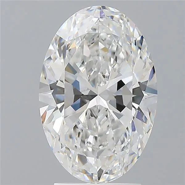 3.10ct Oval Lab Grown Diamond (Colour E, Clarity VS1, IGI Certified)