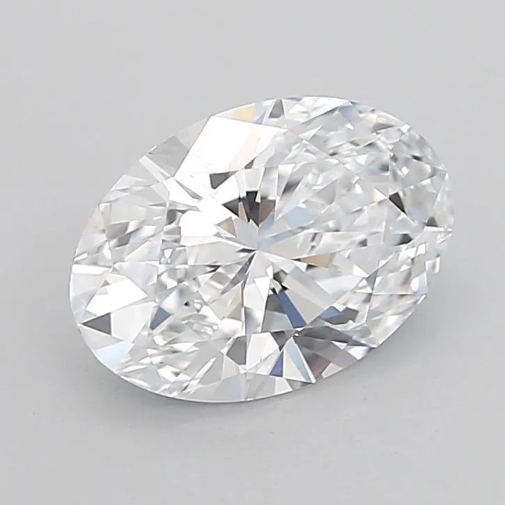 3.10ct Oval Lab Grown Diamond (Colour E, Clarity VVS1, Cut EX, IGI Certified)